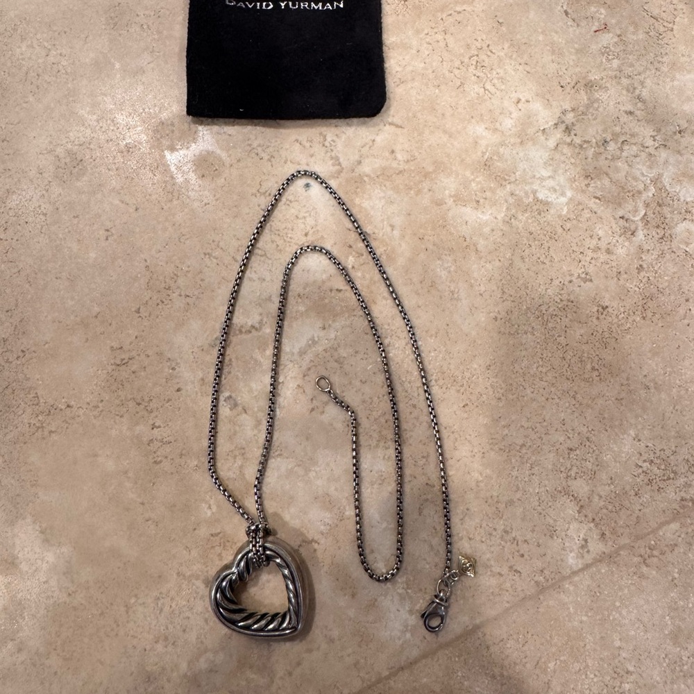 David Yurman Cable Heart Pendant